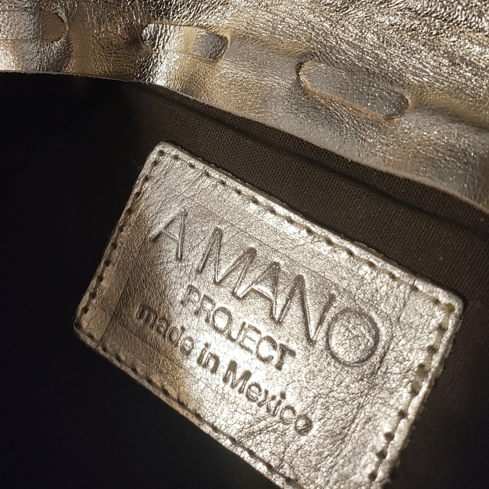 AMANO Gold BLING Tribal Envelope Purse - Picture 7 of 10